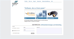 Desktop Screenshot of de-parcon.net
